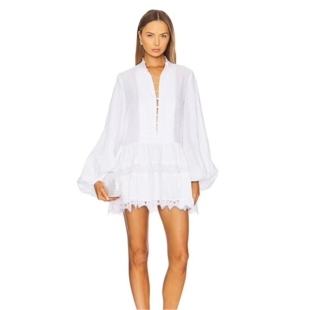 NWT Bardot Antonia Linen Dress